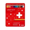 Kredki CARAN D'ACHE Swisscolor Aquarelle, z efektem akwareli, sześciokątne, 18szt., mix kolorów-4092609