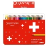 Kredki CARAN D'ACHE Swisscolor, metalowe pudełko, 30 szt.-4093441