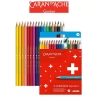 Kredki akwarelowe CARAN D'ACHE Swisscolor, kartonowe pudełko, 18 szt.-4093453