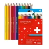 Kredki akwarelowe CARAN D'ACHE Swisscolor, kartonowe pudełko, 18 szt.-4093454