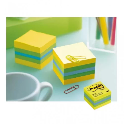 Mini Kostka samoprzylepna POST-IT® (2051L), 51x51mm, 1x400 kart., cytrynowa-4090074