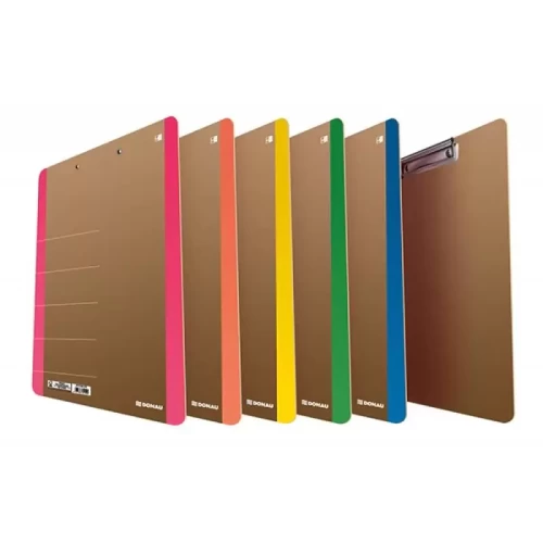 Clipboard DONAU Life, karton, A4, z klipsem, różowy-4091476