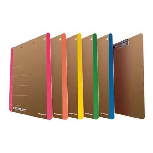 Clipboard DONAU Life, karton, A4, z klipsem, żółty-4091764