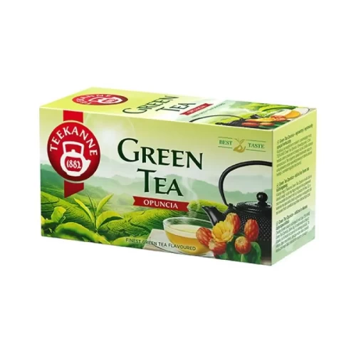 Herbata TEEKANNE Green Tea, opuncja, 20 kopert-4094526