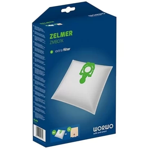 Worki do Odkurzacza ZELMER 4 sztuki + filtr-4276672