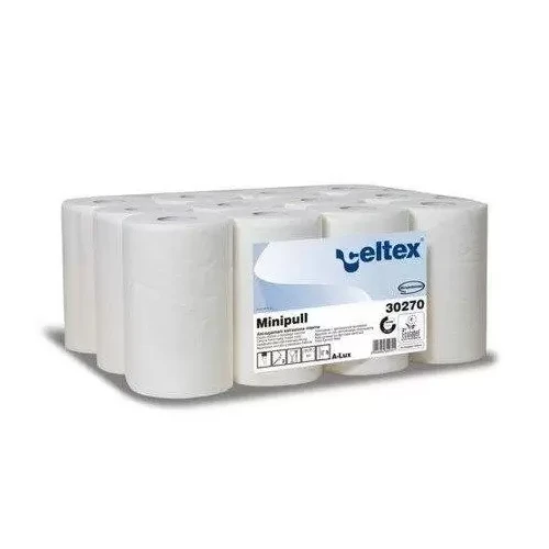 Ręcznik papierowy 2w CELTEX minipull centralne dozowanie biały celuloza 12rol-4277014
