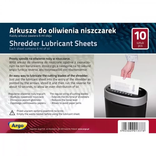 Arkusze olejne ARGO 10szt.-4277561