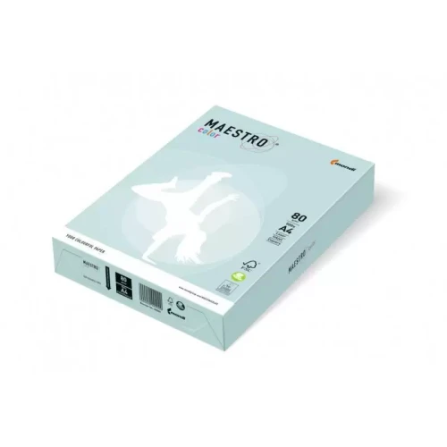 Papier ksero A4 80g MAESTRO a'500 jasno niebieski-4277909