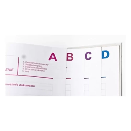 Teczka tekturaowa do akt osobowych BIGO oczkowa-4278643