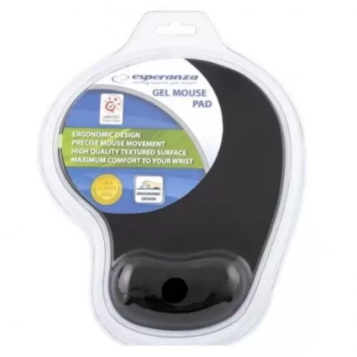 Podkładka pod mysz ESPERANZA żelowa czarna-4278977