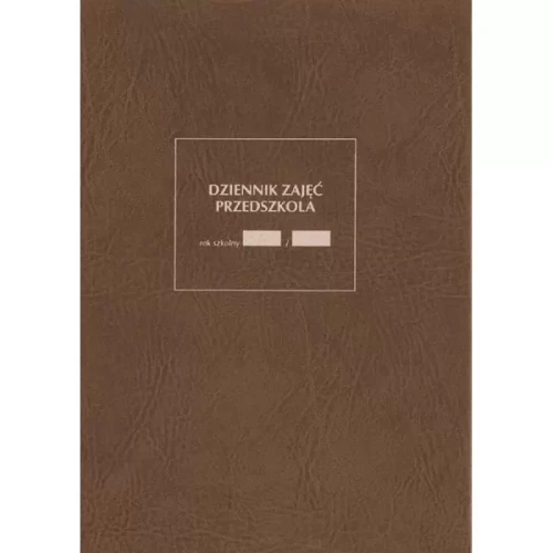 Dziennik zajęć przedszkola A-4 MEN I/1-4280141