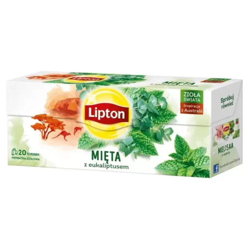 Herbata ziołowa LIPTON mięta z eukaliptusem 20t-4281682