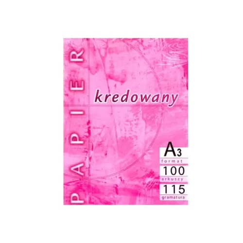 Papier kredowy A3 KRESKA 115g 100szt.-4281901