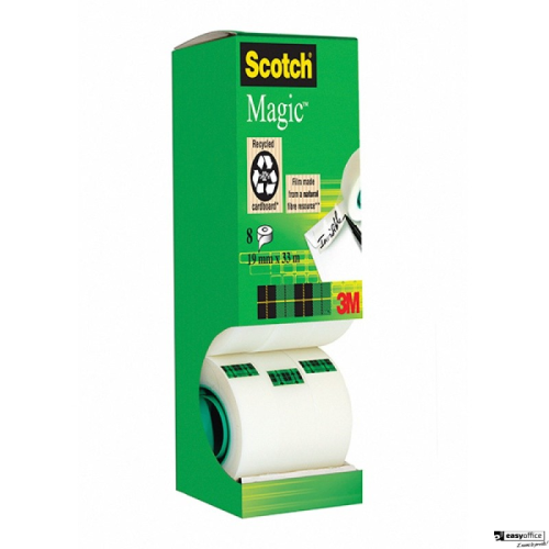 Taśma biurowa SCOTCH_ Magic_ (9-1933R8), matowa, 19mm, 33m, 7szt., 1 rolki GRATIS-4287800