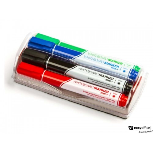 Marker do tabl.4szt.z gąbką i magnesem-4297187