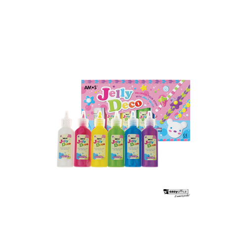 Farby JELLY DECO 6kol 22ml AMOS JD22P6           170-2108-4297742
