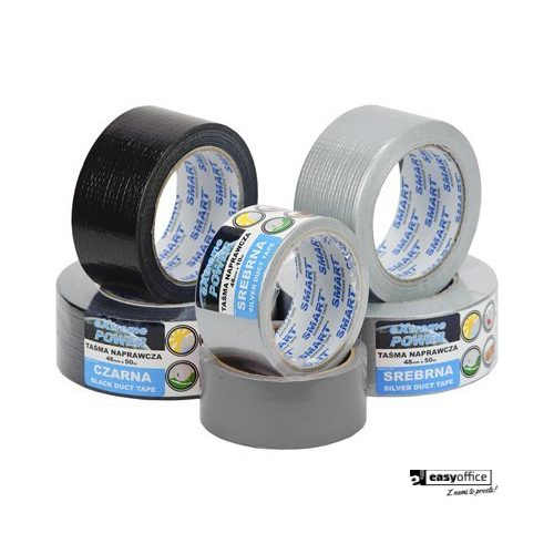 Taśma naprawcza BLACK DUCT TAPE 48mmx10m czarna SMART-4299904