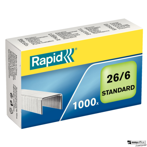 Zszywki Rapid Standard 266 1M, 1000 szt., 24861300-4300710