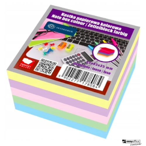Bloczek wkład kolor 8.58.5 INTERDRUK-4300999