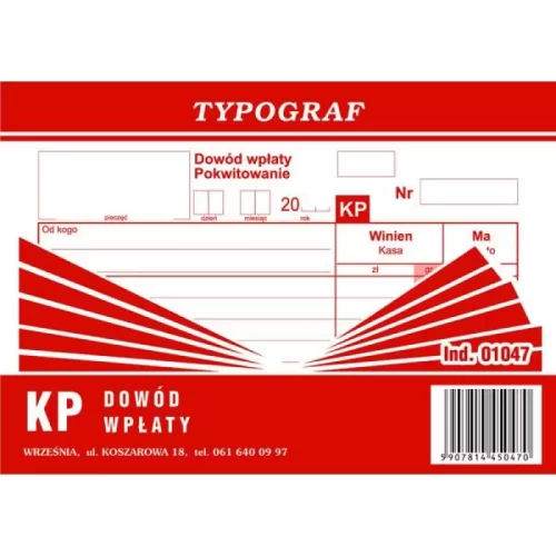 Druk KP TYPOGRAF-4303500