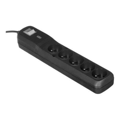 Listwa zasilająca Lestar LV530W 2,5m (5 x UTE; 10 A; 2,5m; kolor czarny)-4352069