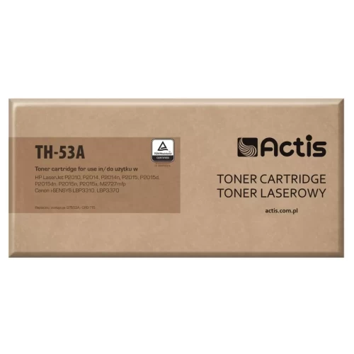 Toner ACTIS TH-53A (zamiennik HP 53A Q7553A, Canon CRG-715; Standard; 3000 stron; czarny)-4383772