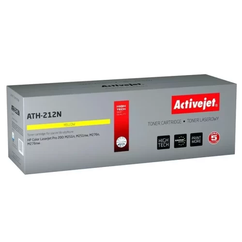 Toner Activejet ATH-212N (zamiennik HP 131A CF212A, Canon CRG-731Y; Supreme; 1800 stron; żółty)-4383783