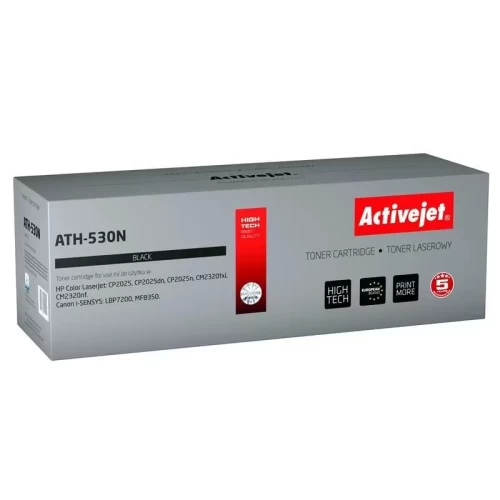 Toner Activejet ATH-530N (zamiennik HP 304A CC530A, Canon CRG-718B; Supreme; 3800 stron; czarny)-4383797