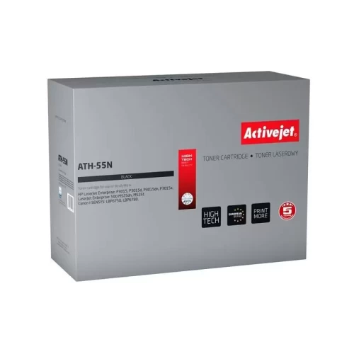 Toner Activejet ATH-55N (zamiennik HP 55A CE255A, Canon CRG-724; Supreme; 6000 stron; czarny)-4383798