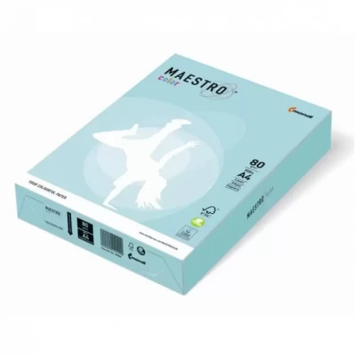 Papier ksero A4 80g MAESTRO 500szt. niebieski-4394290