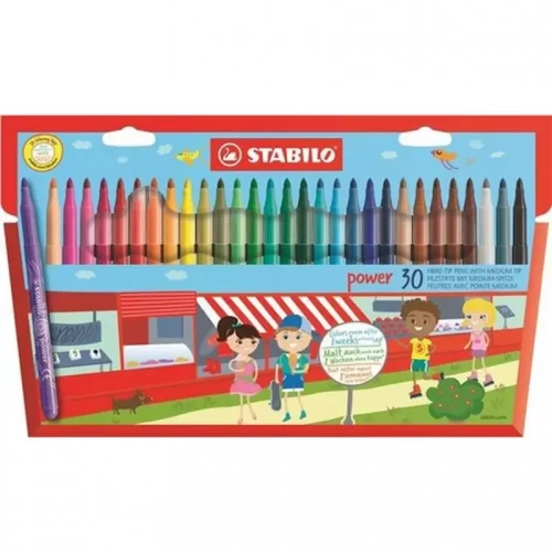 Flamaster STABILO power z zawieszką 30szt-4437837