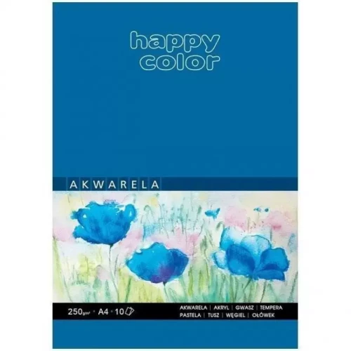 Blok akwarelowy A4 250g HAPPY COLOR 10k-4439173