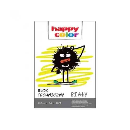 Blok techniczny A3 HAPPY COLOR biały-4439510