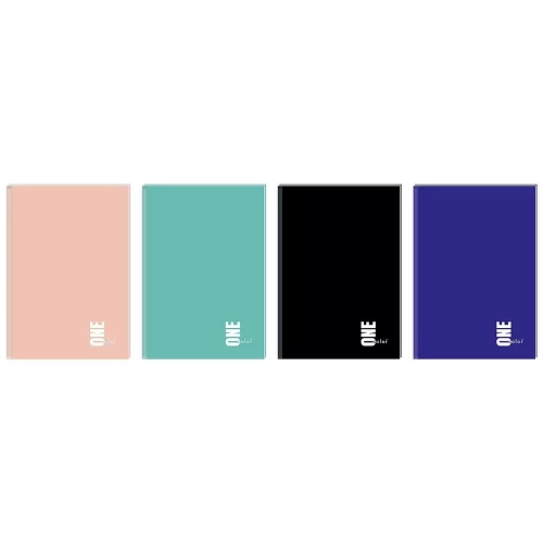 Brulion A4 96 kartek INTERDRUK One color kratka-4439757