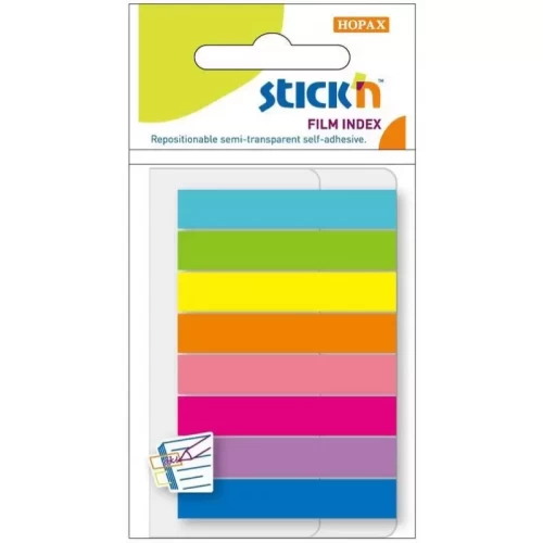 Zakładki indeksujące 45x8 STICK'N 8 kolorów-4489970