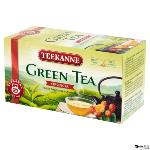 Herbata TEEKANNE GREEN TEA OPUNCJA 20t zielona-4515982