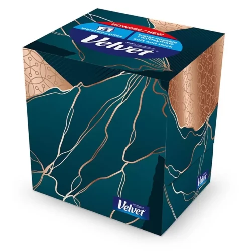 Chusteczki kosmetyczne 3w VELVET Cube Style 60szt.-4538724