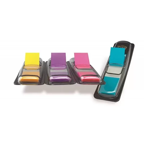 Zakładki indeksujące Post-it® (683-P5+3), zestaw promocyjny, 11,9x43,1mm, 5x35 + 3x35 GRATIS, mix kolorów-4583980