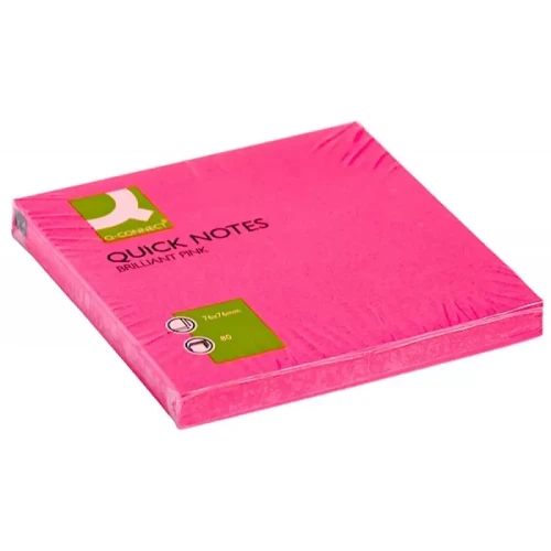 Notes samoprzylepny 75x75 Q-CONNECT różowy-4597173