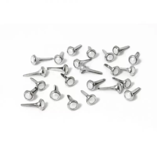 Ćwieki ozdobne GALERIA PAPIERU perełki 6mm 24szt. kremowe-4603921