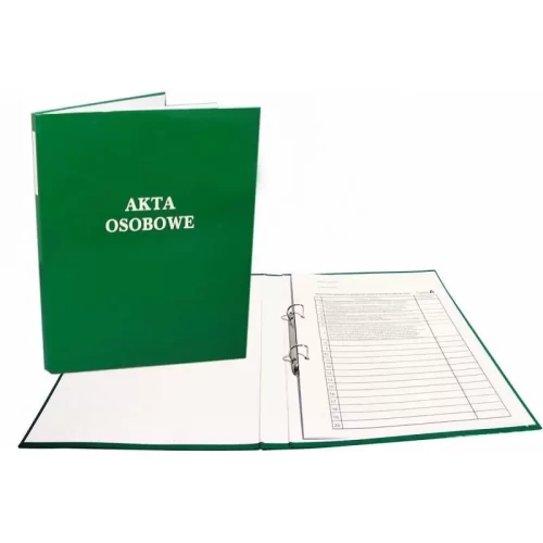 Teczka do akt osobowych A4 WARTA zielona-4693185