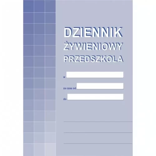 Dziennik żywieniowy przedszkola M&P A4-4730453