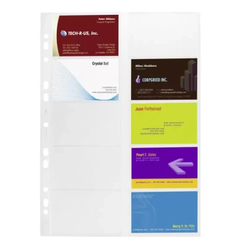 Koszulka na wizytówki DURABLE A4 10szt.-4932839