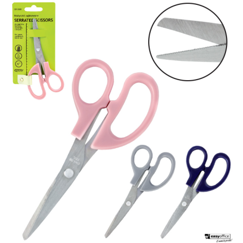 Nożyczki GRAND SOFT GR-2600 6" ząbkowane ostrze 130-1885-4951843