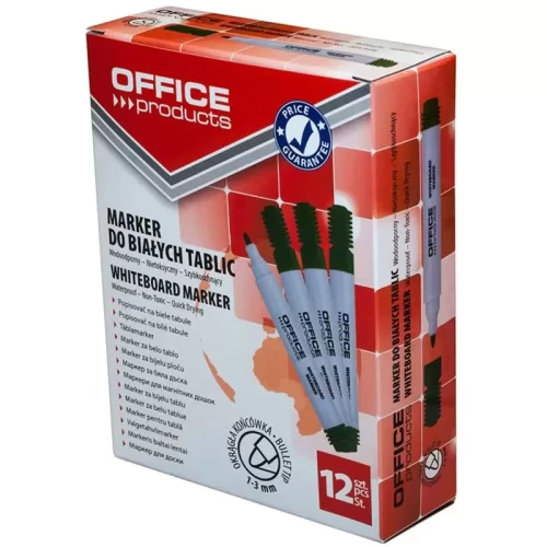 Marker suchościeralny OFFICE PRODUCTS okrągła końcówka zielony-4984904
