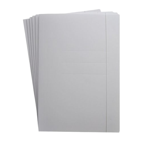 Teczka tekturowa z gumką A4 250g PROTOS biała-4985682