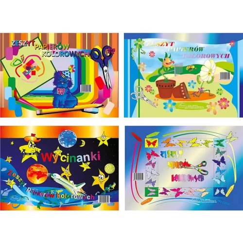 Wycinanki A4 PROTOS mix kolor-4986874