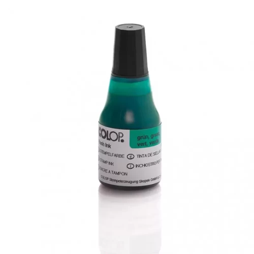 Tusz do pieczątek 25ml eos flash COLOP zielony-4987685