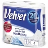 Ręczniki w roli celulozowe VELVET Najdłuższy, 2-warstwowe, 90 listków, 2szt., białe-5023785