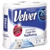 Ręczniki w roli celulozowe VELVET Najdłuższy, 2-warstwowe, 90 listków, 2szt., białe-5023786